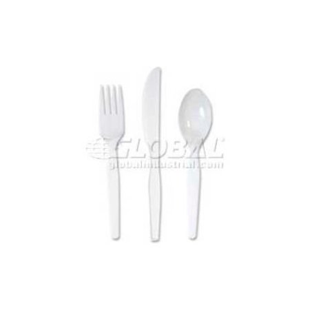 DIXIE FOOD SERVICE Dixie Teaspoons, Polystyrene, White, 1000/Carton DXETM217